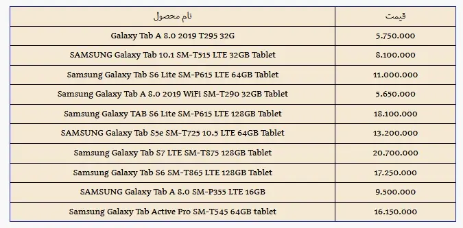 تبلت+سامسونگ