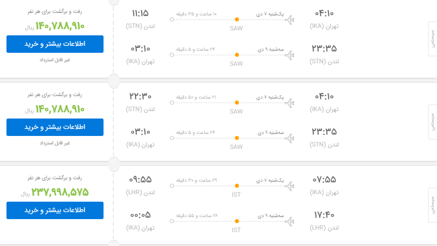 بلیط+لندن