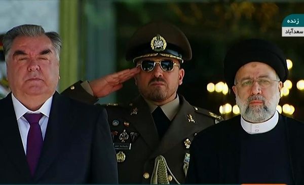 استقبال رئیسی از رئیس‌جمهور تاجیکستان