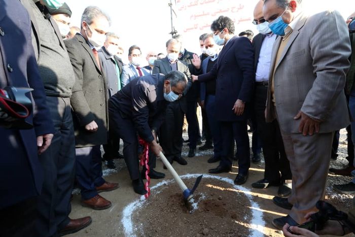 کلنگ زنی کارخانه تولید چینی و سرامیک آنتی باکتریال