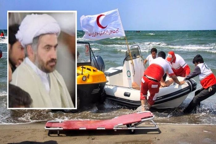 پیدا شدن پیکر یک روحانی در ساحل دریای خزر